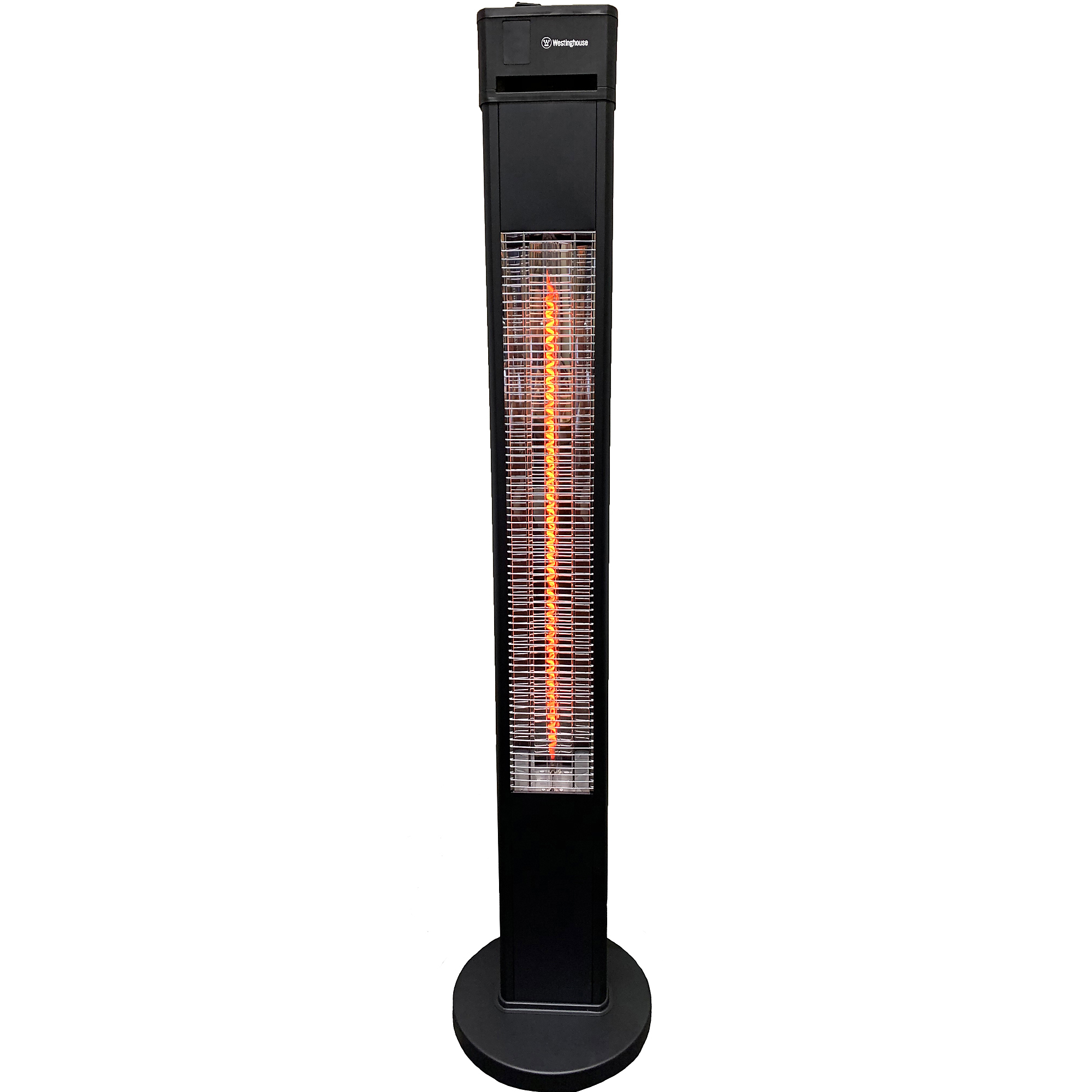 Westinghouse Tall Standing Patio Heater - 1500W, Infrared, 51in. Height, Aluminum and Stainless Steel, Water and Dust Resistant, Model# WES31-15110BLK